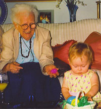 Beatrice and Ella Rose Agathen Easter 2004